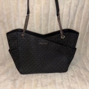 Michael Kors Jet Set Large Signature Logo Shoulder Bag